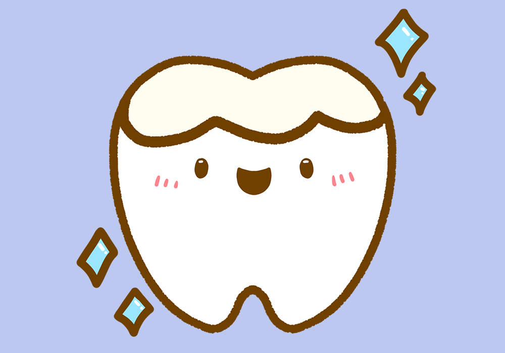 セラミックを詰めた歯